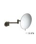 Sanco Cosmetic mirrors Μεγεθυντικός καθρέπτης x3 (Διπλό βραχίονα) Σκούρο μπρονζέ ματ MR-701-DM25