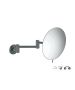 Sanco Cosmetic mirrors Μεγεθυντικός καθρέπτης x3 (Διπλό βραχίονα) Ανθρακί ανάγλυφο MR-701-Μ118