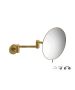 Sanco Cosmetic mirrors Μεγεθυντικός καθρέπτης x3 (Διπλό βραχίονα) Μπρονζέ ματ MR-701-Μ25