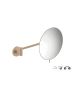 Sanco Cosmetic mirrors Μεγεθυντικός καθρέπτης x3 Μόκα ματ MR-705-M103