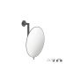 Sanco Cosmetic mirrors Μεγεθυντικός καθρέπτης x5 Σκούρο γραφίτη MR-764-122