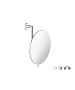 Sanco Cosmetic mirrors Μεγεθυντικός καθρέπτης x5 Χρώμιο MR-764-Α03