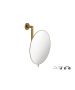 Sanco Cosmetic mirrors Μεγεθυντικός καθρέπτης x5 Μπρονζέ ματ MR-764-Μ25