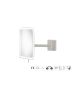 Sanco LED Cosmetic mirrors Μεγεθυντικός καθρέπτης x3 με LED Γκρι τσιμέντου ματ MRLED-305-M104