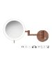 Sanco LED Cosmetic mirrors Μεγεθυντικός καθρέπτης x3 με LED Χάλκινο ματ MRLED-701-Μ26