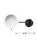 Sanco LED Cosmetic mirrors Μεγεθυντικός καθρέπτης x3 με LED Μαύρο ματ MRLED-705-Μ116