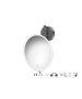 Sanco LED Cosmetic mirrors Μεγεθυντικός καθρέπτης x5 με LED Ανθρακί ανάγλυφο MRLED-764-Μ118