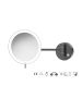 Sanco LED Cosmetic mirrors LED Καθρέπτης μεγεθυντικός x3 usb charging Σκούρο γραφίτη MRLED-905-122