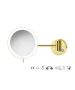 Sanco LED Cosmetic mirrors LED Καθρέπτης μεγεθυντικός x3 usb charging PVD χρυσό ορείχαλκο βουρτσιστό MRLED-905-PVD-02BR
