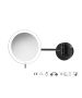 Sanco LED Cosmetic mirrors LED Καθρέπτης μεγεθυντικός x3 usb charging Μαύρο ματ MRLED-905-Μ116