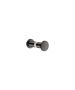 Sanco Glass Door Accessories Διπλό Πόμολο / Άγκιστρο PVD gun metal γυαλιστερό SET-GL0670-PVD-05PL