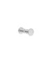 Sanco Glass Door Accessories Διπλό Πόμολο / Άγκιστρο PVD νίκελ ατσάλι SET-GL0670-PVD-11BR