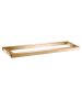 Sanco Glass Door Accessories Διπλή Λαβή / Πετσετοθήκη PVD θερμό μπρονζέ γυαλιστερό SET-GL0723-PVD-01PL