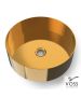 Νιπτήρας Milo Φ40 voss Inox PVD Brushed Gold V1040-211