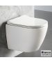 Λεκάνη Κρεμαστή VITO/48 με Απλό κάλυμμα 9250, Bianco Ceramica White VT01000-300