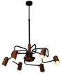 HL-3522-6 HANNAH OLD COPPER & BLACK PENDANT HOMELIGHTING 77-3779