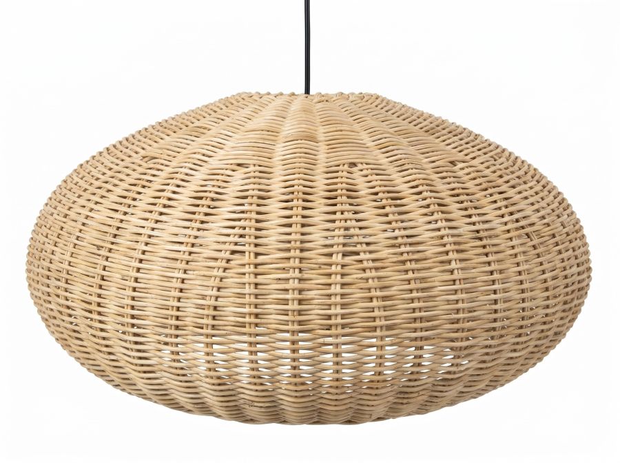 PDV 6853-55 ΚΡΕΜΑΣΤΟ 1/Φ ΡΑΤΑΝ ΣΕ ΦΥΣΙΚΟ ΧΡΩΜΑ ΣΧΕΔΙΟ  ΑΧΙΝΟΣ 1ΧΕ27 ARlight 0811698
