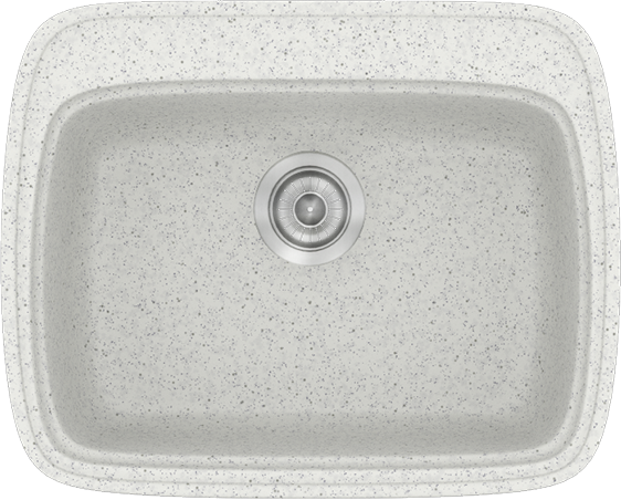 Sanitec Νεροχύτης 313 Classic 58×50 313-01-Granite-White