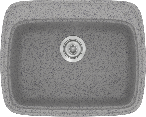 Sanitec Νεροχύτης 313 Classic 58×50 313-04-Granite-Grey