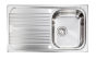 Sanitec Νεροχύτης Ανοξείδωτος 86×50 10643 Atlantic Σατινέ 10643-dexes