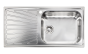 Sanitec Νεροχύτης Ανοξείδωτος 100×50 11446 Cometa Σατινέ 11446-dexes