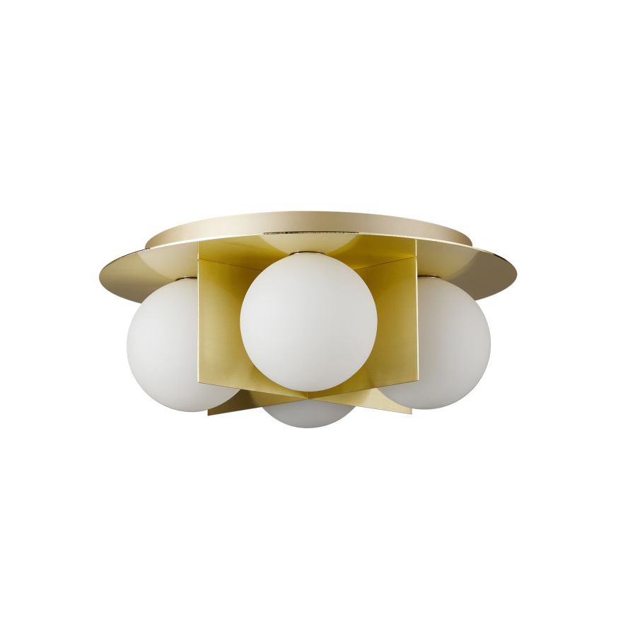 CCC 551 GD ΠΛΑΦΟΝΙΕΡΑ ΜΕΤΑΛΛΙΚΗ ΒΑΣΗ ROZ ΧΡΥΣO ΜΕ 4 ΜΠΑΛΕΣ 4xG9 ARlight 0064219