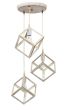 KYVOS NEW 3/L PENDEL WHITE-BRONZE ΚΡΕΜΑΣΤΟ PLASTIC Heronia 35-0110