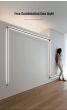 SM-1050-10 Linear Slim Lighting Surface Mounted 1050 flloodlight 105cmx1,5cm 10W 1050lm DC24V HOMELIGHTING 77-9071