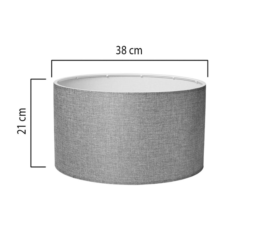 HP-04 ΓΚΡΙ Φ40 ΑΜΠΑΖΟΥΡ ΚΥΛΙΝΔΡΟΣ Heronia 14-0373