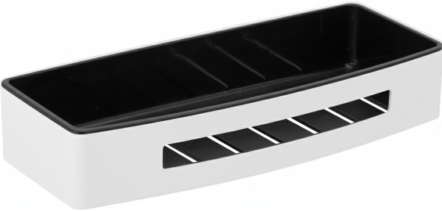 Σπογγοθήκη Ίσια Λευκό Bronze Art Lagoon 13H6M-AA