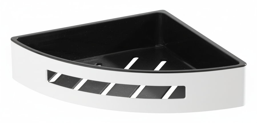 Σπογγοθήκη Γωνιακή Λευκό Bronze Art Σπογγοθήκες 16H6M-AA