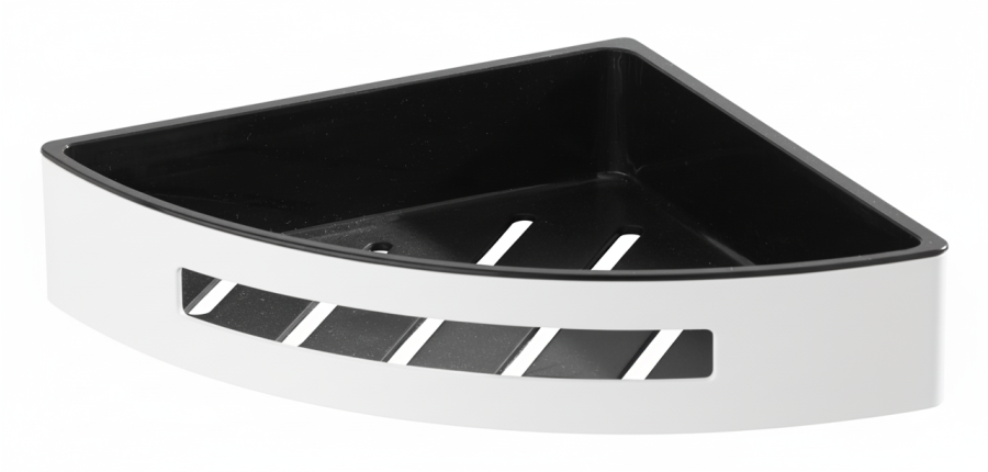 Σπογγοθήκη Γωνιακή Λευκό Bronze Art Σπογγοθήκες 16H6M-AA