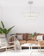 SE LED 80-60-40 MORELLI PENDANT WHITE MAT HOMELIGHTING 77-8133