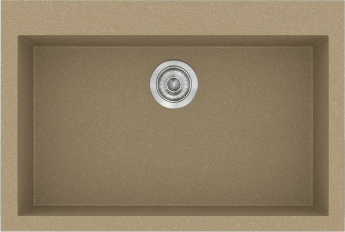 Sanitec Νεροχύτης 338 Classic 70×50 338-15-Metallic-Cream