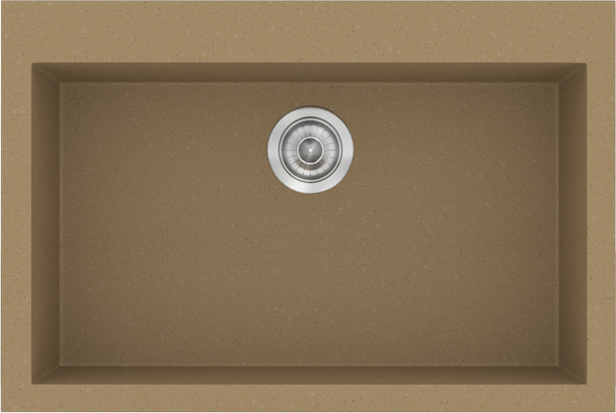 Sanitec Νεροχύτης 338 Classic 70×50 338-16-Metallic-Coffee