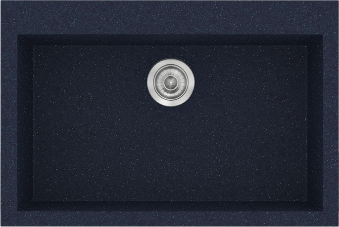 Sanitec Νεροχύτης 338 Classic 70×50 338-18-Granite-Blue