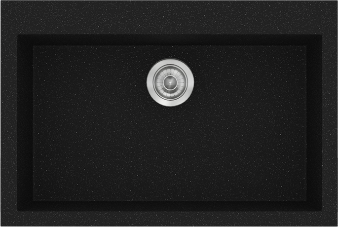Sanitec Νεροχύτης 338 Classic 70×50 338-22-Metallic-Space