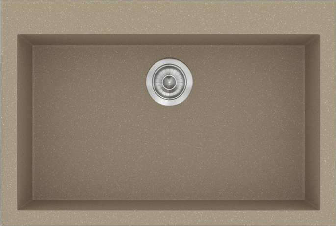 Sanitec Νεροχύτης 338 Classic 70×50 338-42-Granite-Taupe