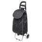 Καρότσι Λαϊκής 35,5x22xH95,7cm Μαύρο 36lt Υφασμάτινο Estia Home Art 04-3364