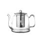 Τσαγιέρα Γυάλινη 1000ml με Ανοξείδωτο Φίλτρο Estia Home Art 01-13356