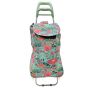 Καρότσι Λαϊκής Υφασμάτινο Floral 35,5x22xH95,7cm 36lt Estia Home Art  Lux 04-3357