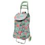 Καρότσι Λαϊκής Υφασμάτινο Floral 35,5x22xH95,7cm 36lt Estia Home Art  Lux 04-3357