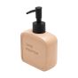 Αντλία Σαπουνιού Ρητίνης 210ml Μπεζ Estia Home Art Text 02-13417