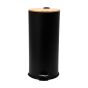 Κάδος Απορριμμάτων 30lt Μαύρος Ματ Soft Close Estiia Home Art Bamboo Essentials 01-12878