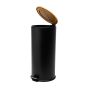 Κάδος Απορριμμάτων 30lt Μαύρος Ματ Soft Close Estiia Home Art Bamboo Essentials 01-12878