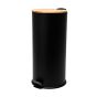 Κάδος Απορριμμάτων 30lt Μαύρος Ματ Soft Close Estiia Home Art Bamboo Essentials 01-12878