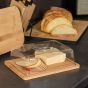 Βάαη Τυριών 24x18x7,5cm με Πλαστικό Καπάκι Estia Home Art Bamboo Essentials 01-12960