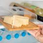 Βάαη Τυριών 24x18x7,5cm με Πλαστικό Καπάκι Estia Home Art Bamboo Essentials 01-12960
