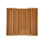 Θήκη Συρταριού για Μαχαιροπήρουνα Επεκτεινόμενη 25,5x33,5x5cm Estia Home Art Bamboo Essentials 01-17613