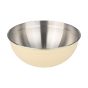 Μπωλ Ανάμειξης Ανοξείδωτο 25cm Estia  Bamboo Essentials Allure Ivory 01-25038